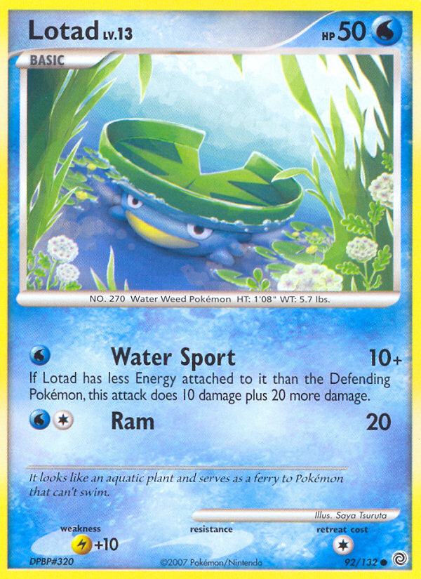 Secret Wonders Lotad #92/132
